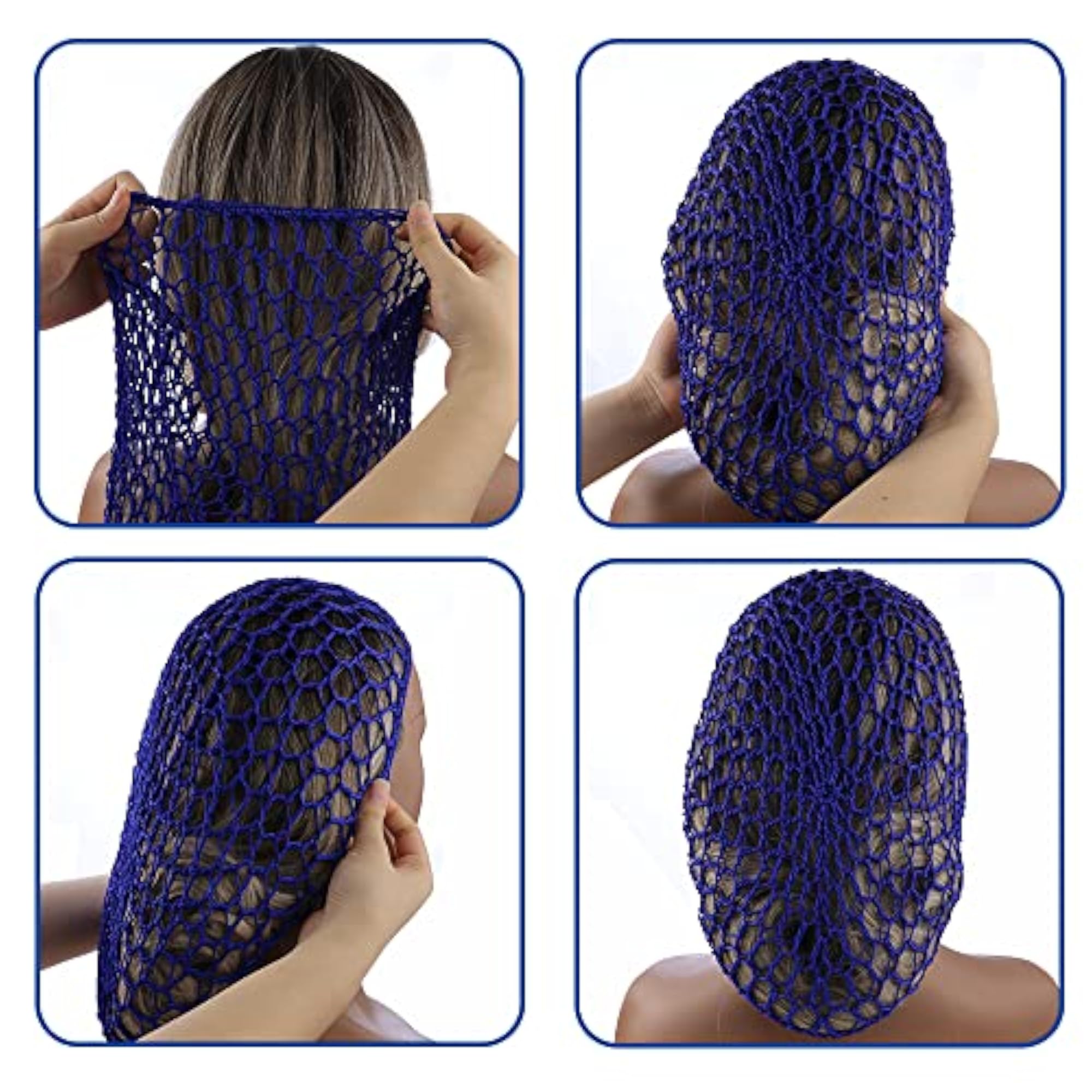 3 Pcs Mesh Hair Net Snood Hat for Women